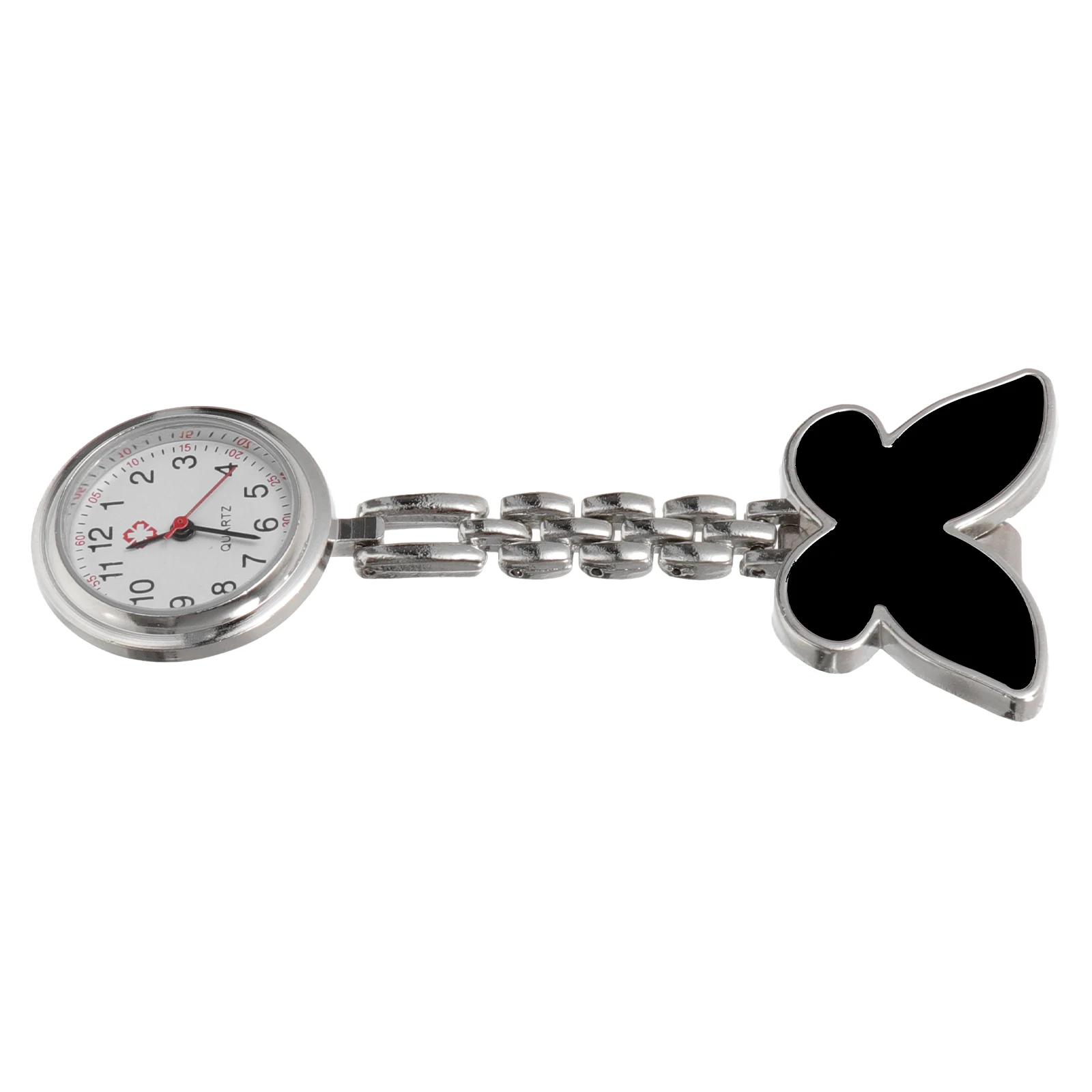 

Butterfly Nurse Watch Women Fashion Nurses Pocket Doctor Clip On Brooch Watches Clear Numbers Accurate Timing Gifts