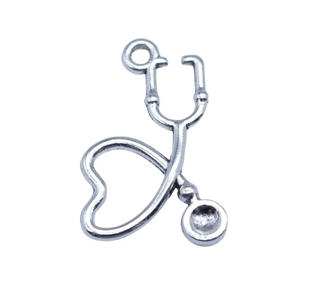 

40pcs 14x21mm Zinc alloy metal tibetan silver plated charm T0736 for jewelry making