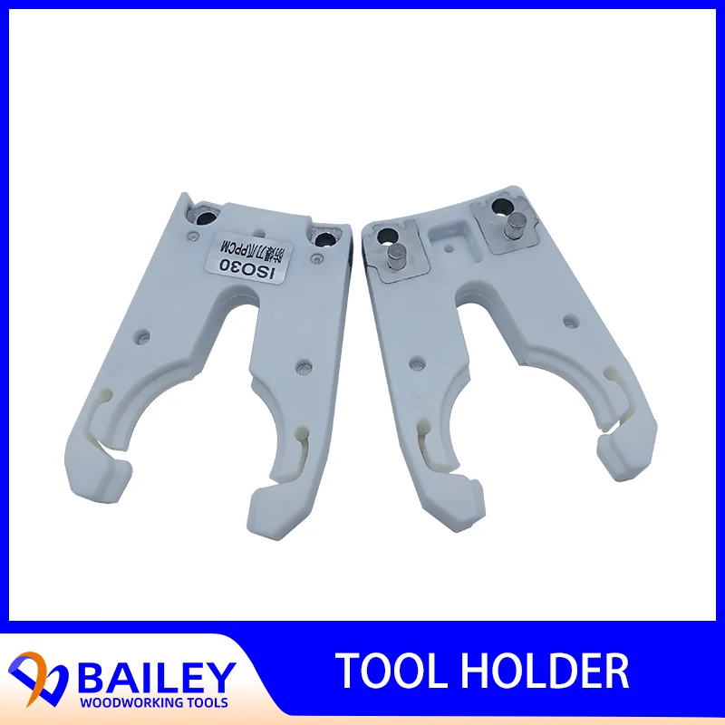 BAILEY 1Pair ISO30 Wear Resistant Woodworking Tool Holder Clamp Cradle Fork Claw for CNC Machining Center