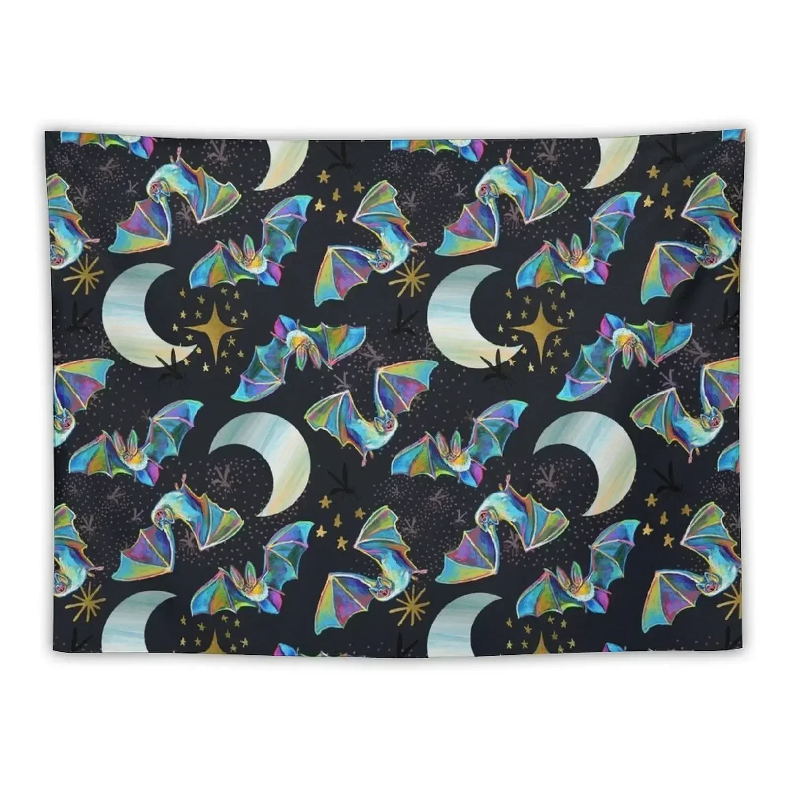 

Bloodsucker Buffet Creepy Cute Bat Pattern Tapestry Room Ornaments Living Room Decoration Tapestry