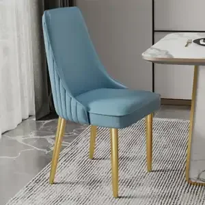 Modern, Light Luxury, Dining Chair, Simple, Leather, Backrest, Home, Restaurant, Hotel, Beauty Salon Nordic Furniture