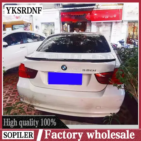 BMW E90 스포일러 및 M3 ABS 리어 트렁크 스포일러, 318i 320i 325i 330i 2005-2011 E90 세단 리어윙 BMW E90 스포일러 및 M3 ABS 리어 트렁크 스포일러, 318i 320i 325i 330i 2005-2011 E90 세단 리어윙