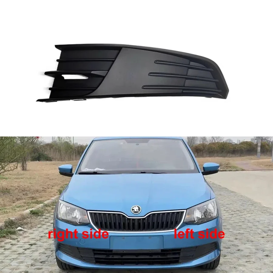 

For Skoda Fabia 2015 2016 2017 Low Configuration Replacement Fog Lamp Frame Front Bumper Lower Grille Trims Panel