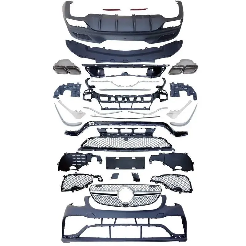 

Car Body Kit for GLE Coupe W292 C292 2015 2016 2017 2018 2019 Year Facelift GLE63 Coupe Model with Bumpers Grilles