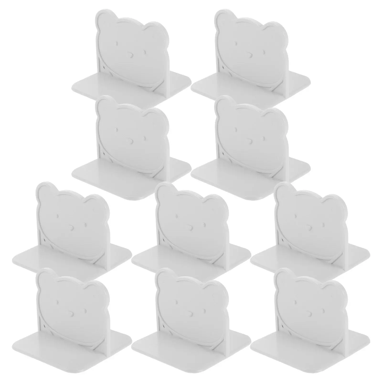 10 Piezas Patas Estabilizadoras Universales Antideslizantes para Corralitos de Bebé, Base de Soporte Fija, Clips de Sujeción de Repuesto para Corralitos