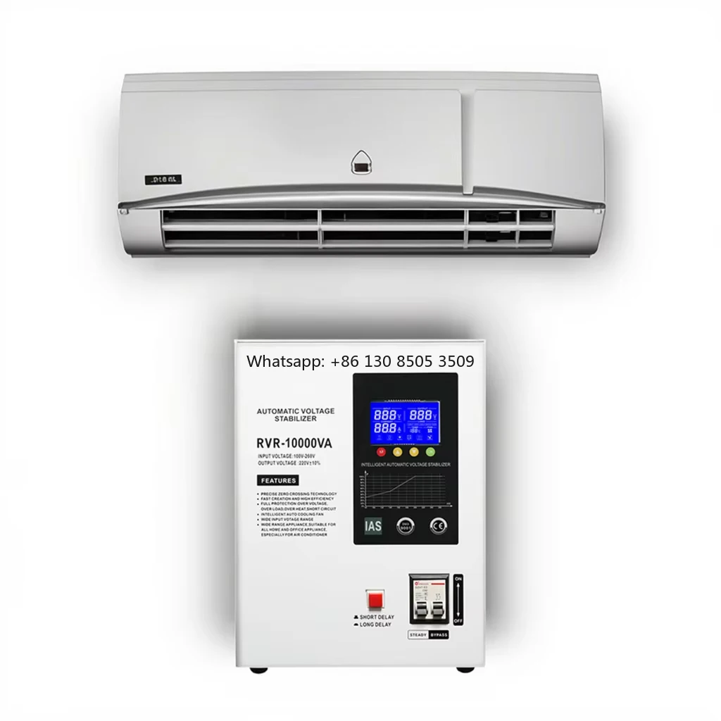 10KVA  Single Phase Based Digital Circuit AC Relay Control 90-280V Voltage Regulator Stabilizers