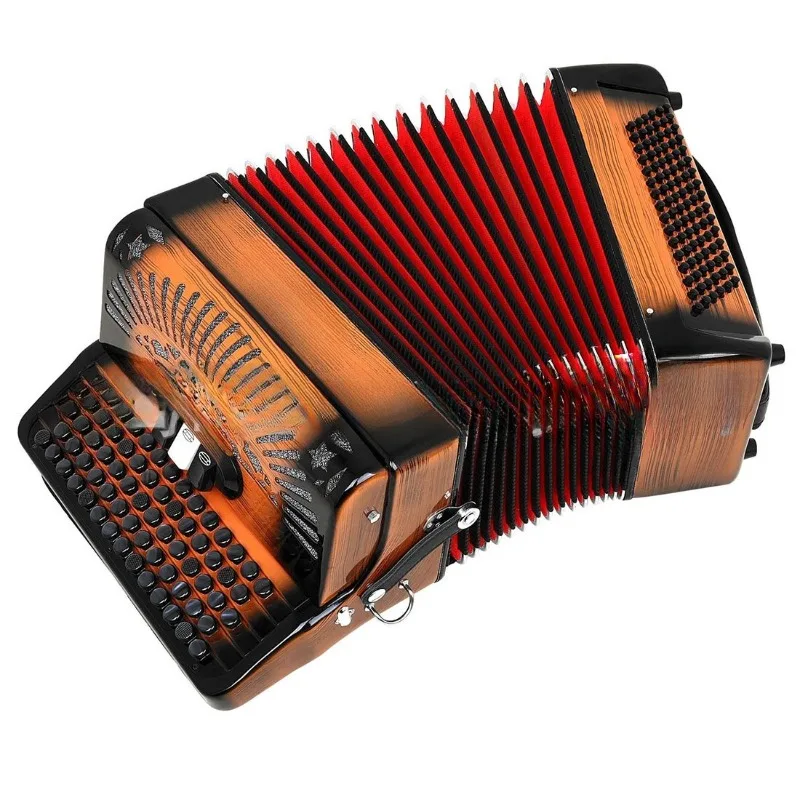 Key-button diacritical accordion 69 keys 96 accordion beginner grade portable