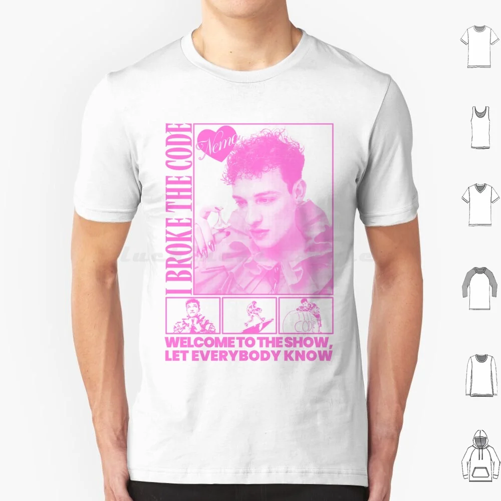 Nemo The Code Song Contest 2024 Switzerland Winner Merch T Shirt 6xl Cotton Cool Tee Nemo The Code Switzerland 2024 Esc Song
