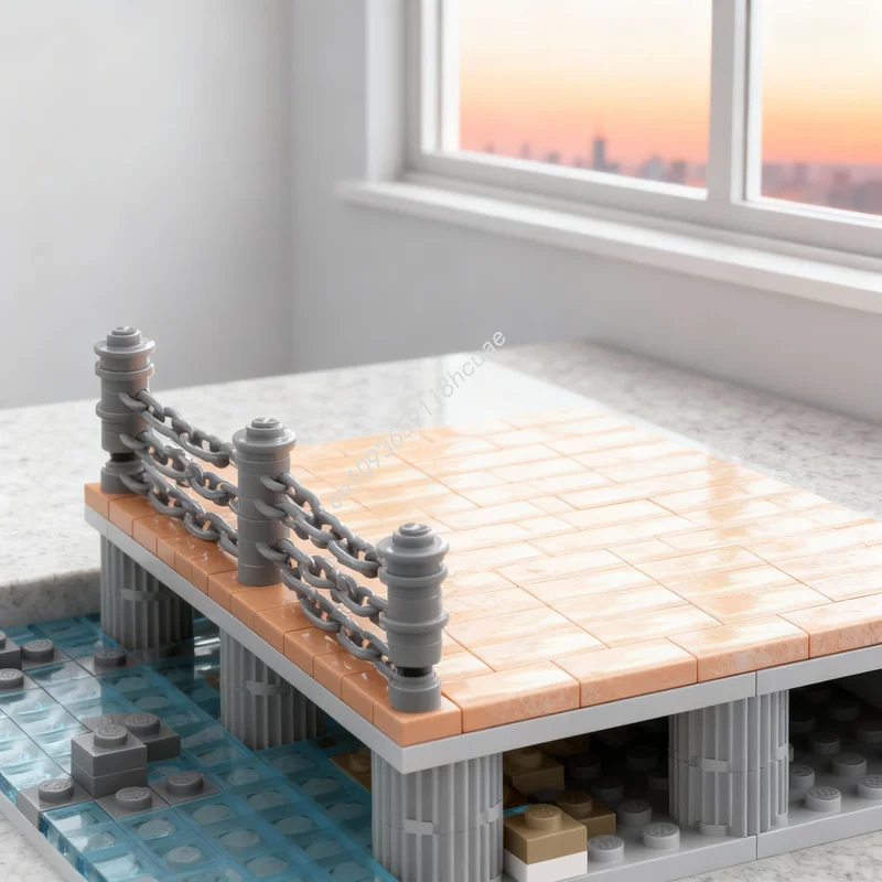 

261pcs MOC Boardwalk City Model Building Blocks Architecture Assemble Creative DIY Education Festival Gifts Toys Idea Brick