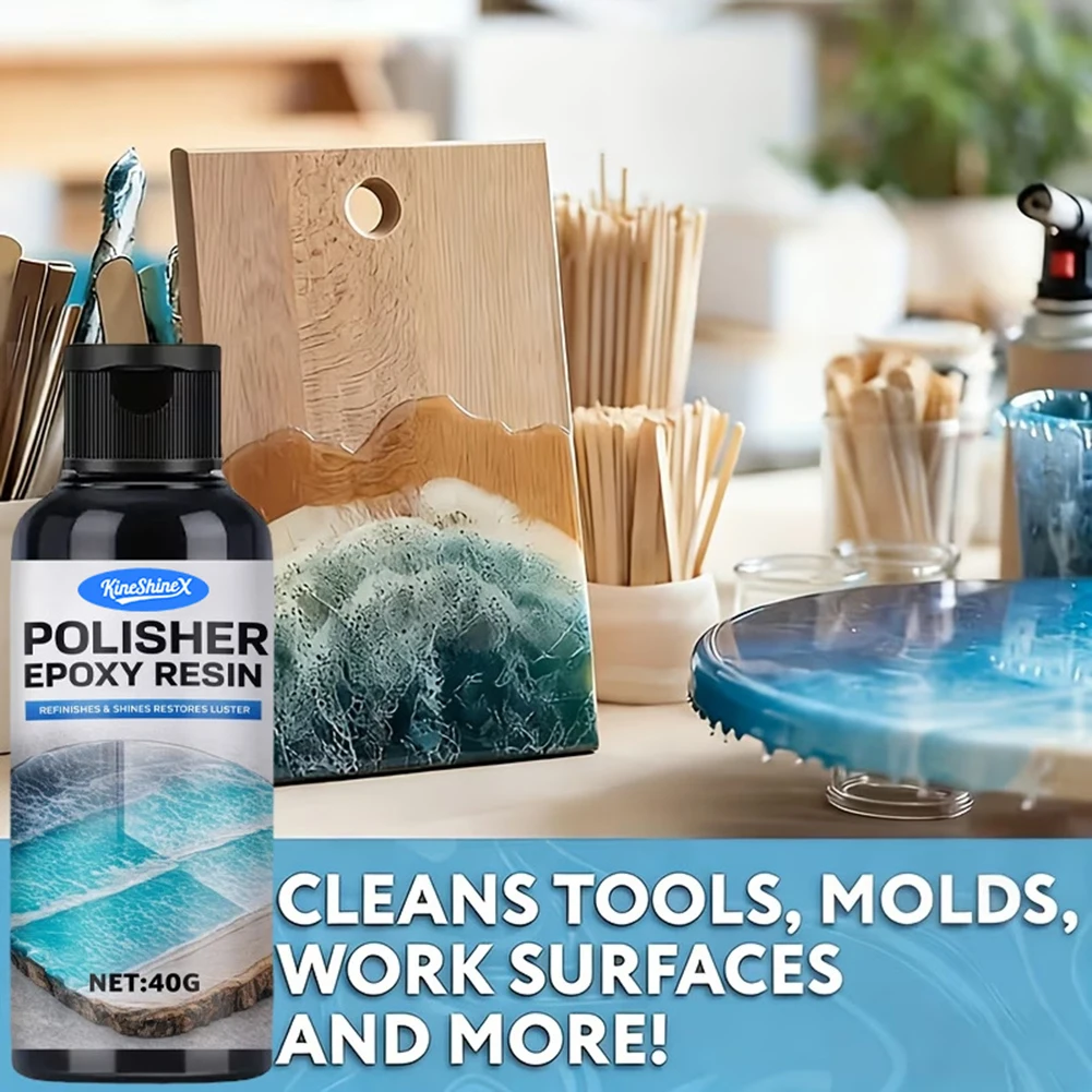 Resin Polishing Compound,High-Gloss Fast Restoration Kit,Professional Refurbishment Tools,For Countertop Sanding Restore Shine