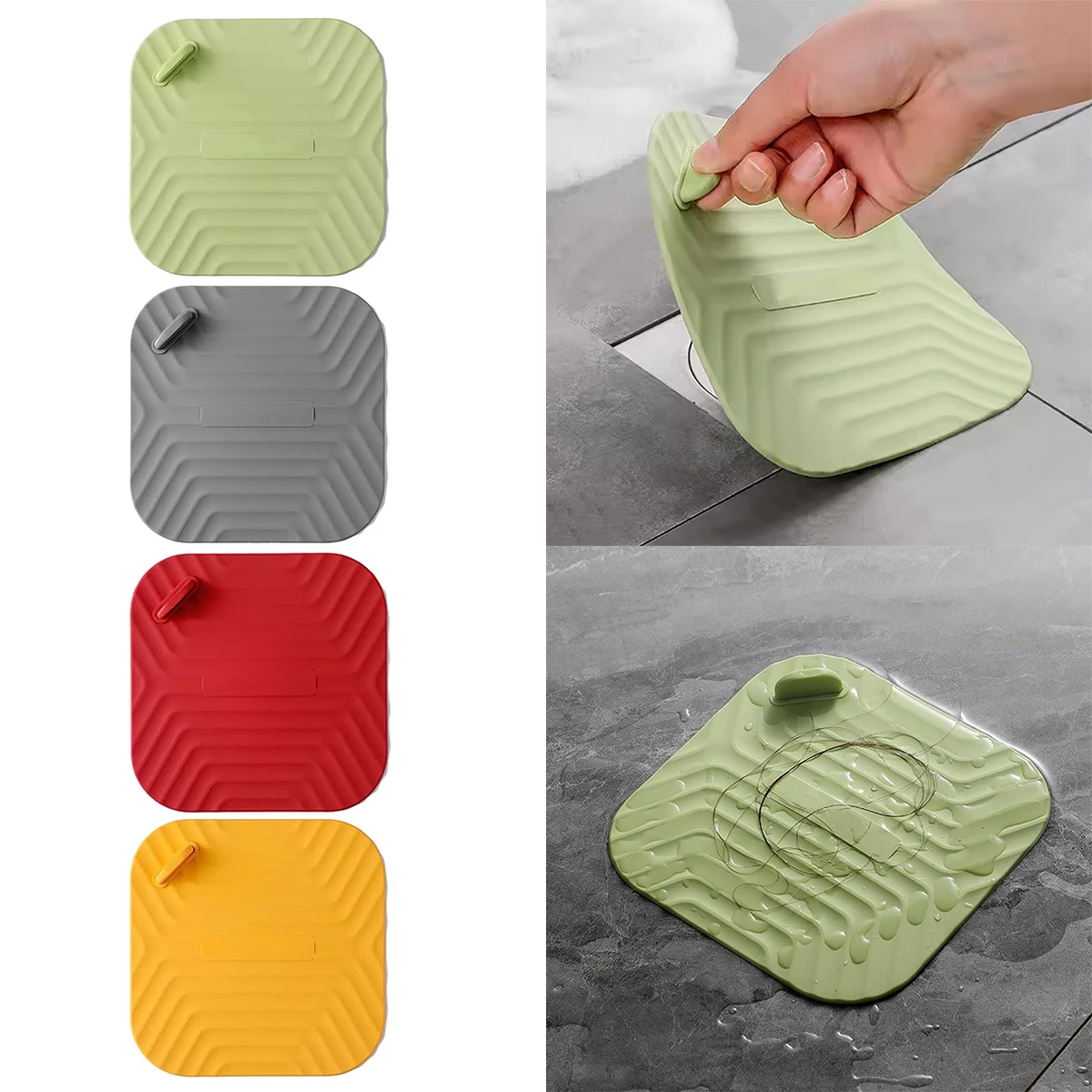 New Silicone Floor Drain Deodorant Pad Kitchen Sink Strainer Toilet Pad Bathroom Anti Odor Sewer Deodorant Cover Water Stopper