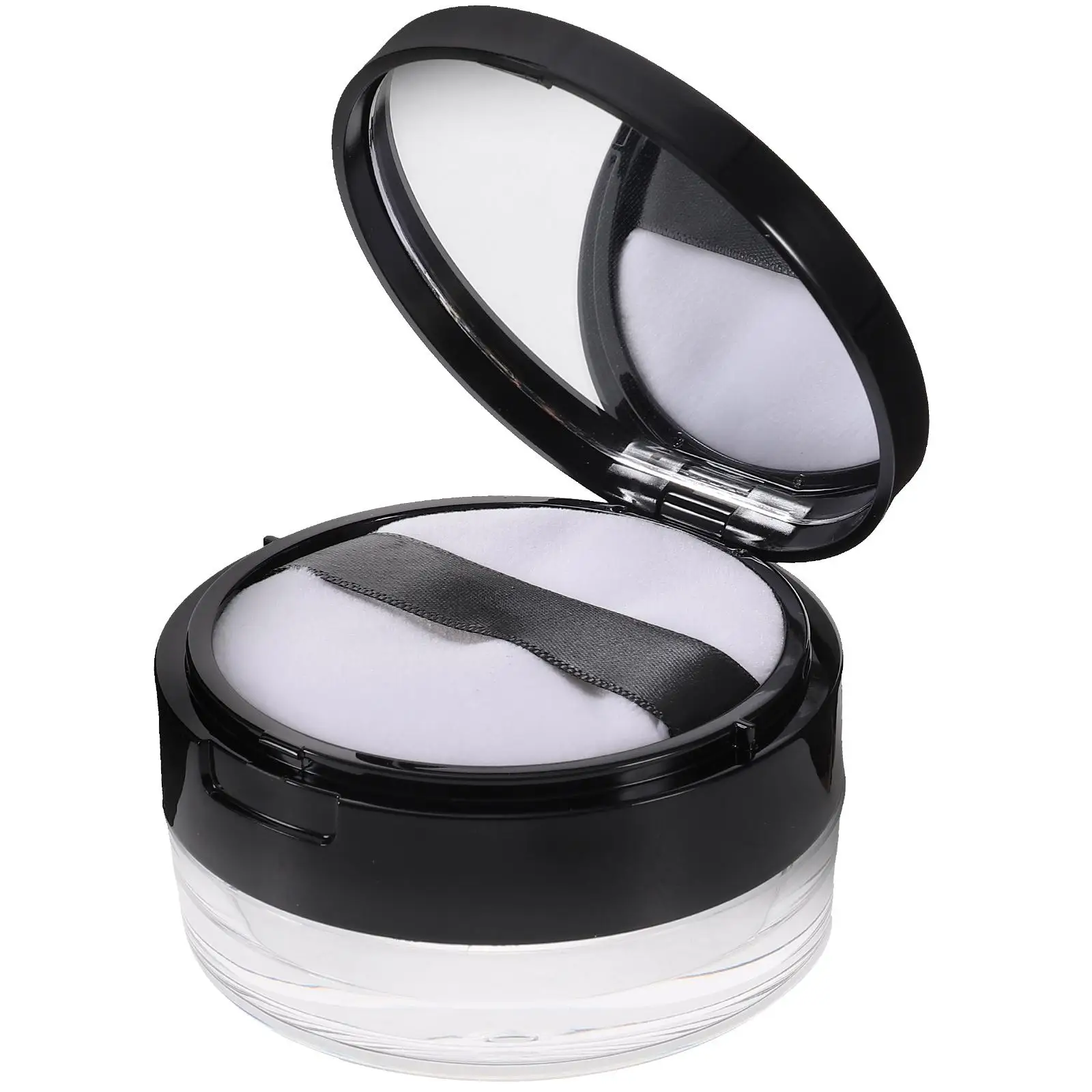 

Portable 20G Powder Box Leakage Proof Design Easy Carrying Travel Makeup Empty Container Sifter Lid Puff Holder Elastic Mesh Jar