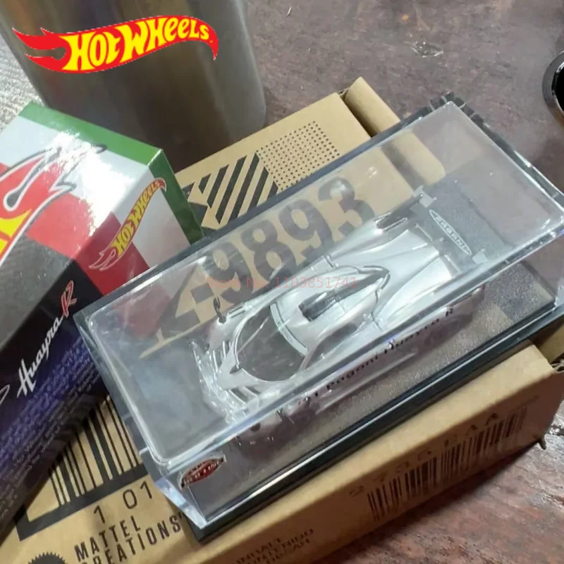 

Hot Wheels Rlc 1:64 Pagani Huayra R 2021, литая модель автомобиля, серебристая, коллекционная игрушка, подарок для автолюбителей и любителей коллекционирования