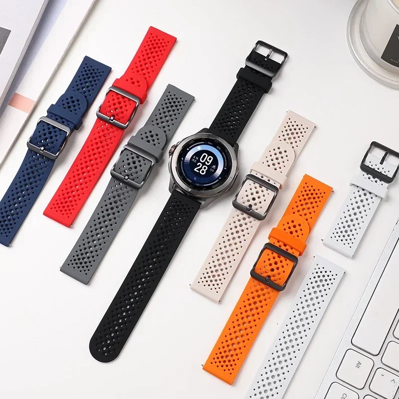 Originele Siliconen Sportband voor Xiaomi Horloge S4 Sport S3 2 S1 Pro/Kleur 2 Rubberen Band voor Universele 22 MM Armband Accessoires