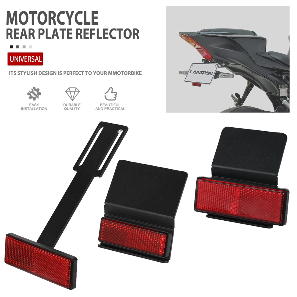 Motorcycle Rear License Holder Extend Reflector For YAMAHA XMAX250 XMAX300 X-MAX XMAX 300 XSR700 XSR900 XSR 900 R15 V3 R15V3