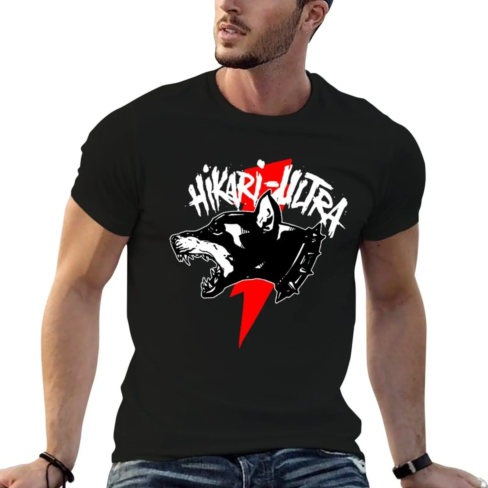 

Zillakami x sosmula Hikari Ultra Logo City Morgue red Bolt T-Shirt man graphic t shirt t shirts for man graphic tees T-Shirt