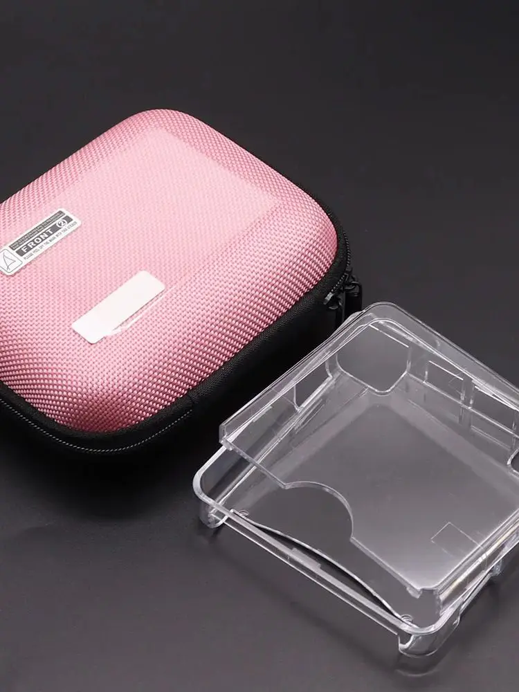 Pour GBA SP Console de jeu pochette de transport sac boîte étui pochette sac et film protecteur d'écran housse de protection transparente boîtier de coque