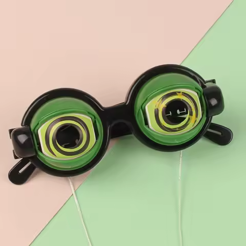 Halloween Gifts Adult Pranks Big Frog Eye Crazy Eyes Props Funny Glasses Party Eyewear Crazy Blink
