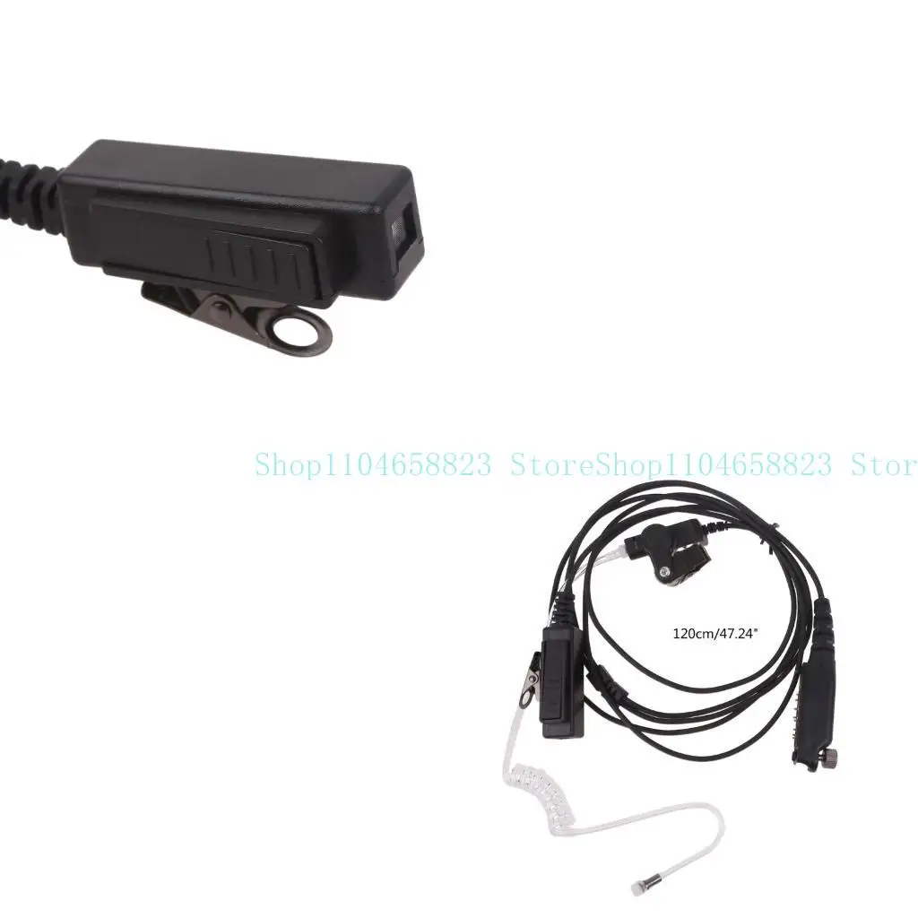 

652F Headset For Sepura Radio SC21 STP8000 STP8030 STP8035 Finger PTT Earpiece
