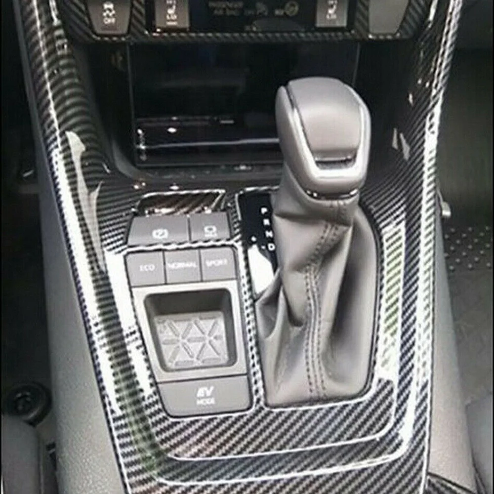 

RA-Car Gear Shift Shifter Panel Console Cover Trim for Toyota RAV4 2019-2020(Left Hand