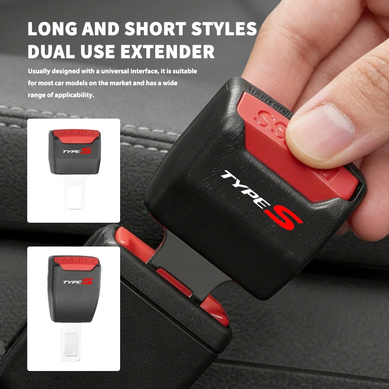 Clip d'extension de ceinture de sécurité pour voiture, boucle de ceinture de sécurité, accessoires intérieurs pour Honda Fit Insight Pilot Type-R Type-S