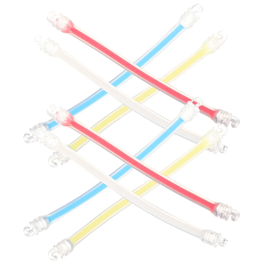 8 Uds amortiguador de vibración tenis accesorio suave raqueta absorbente raquetas Gel de sílice
