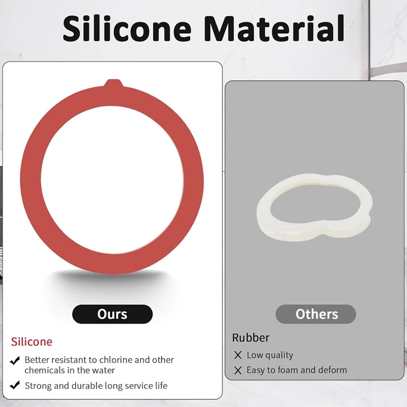 Уплотнитель клапана для Kohler, уплотнительный клапан для канистры, уплотнительная прокладка для резервуара унитаза, запасные части, совместимые со стандартами, 4 шт.