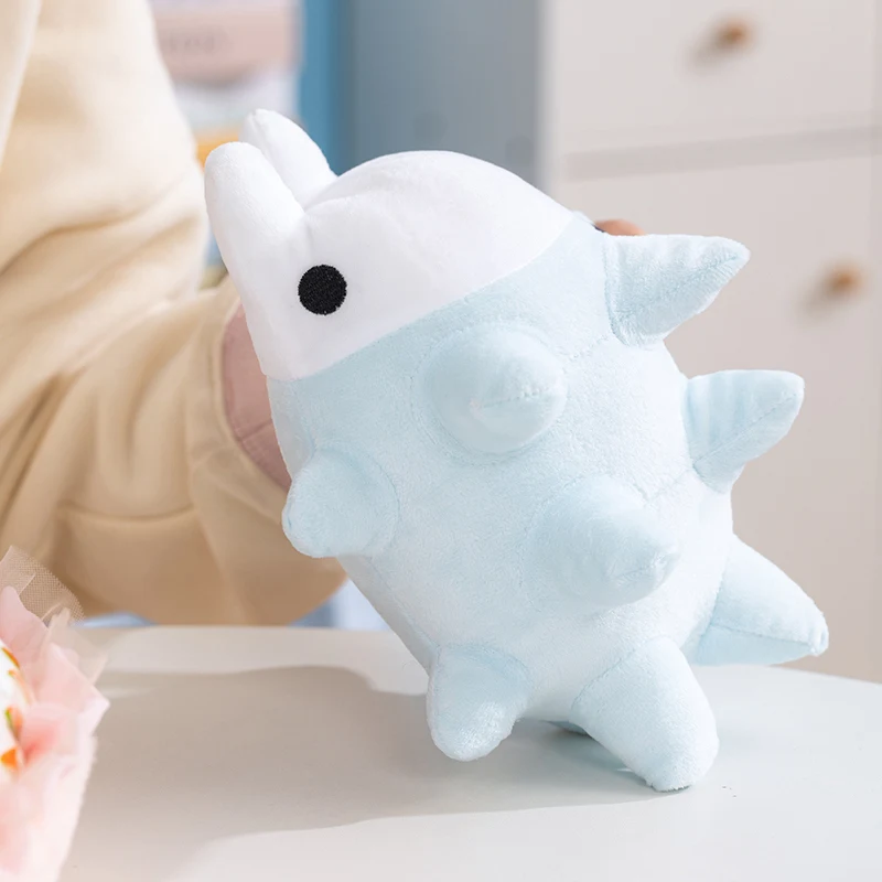 Snom Plüschpuppe, schöne Eisfigur, weiches, flauschiges Sammelspielzeug für Spiele- und Anime-Fans, für den Innenbereich, Tischdekoration, Heimdekoration – Detail 4