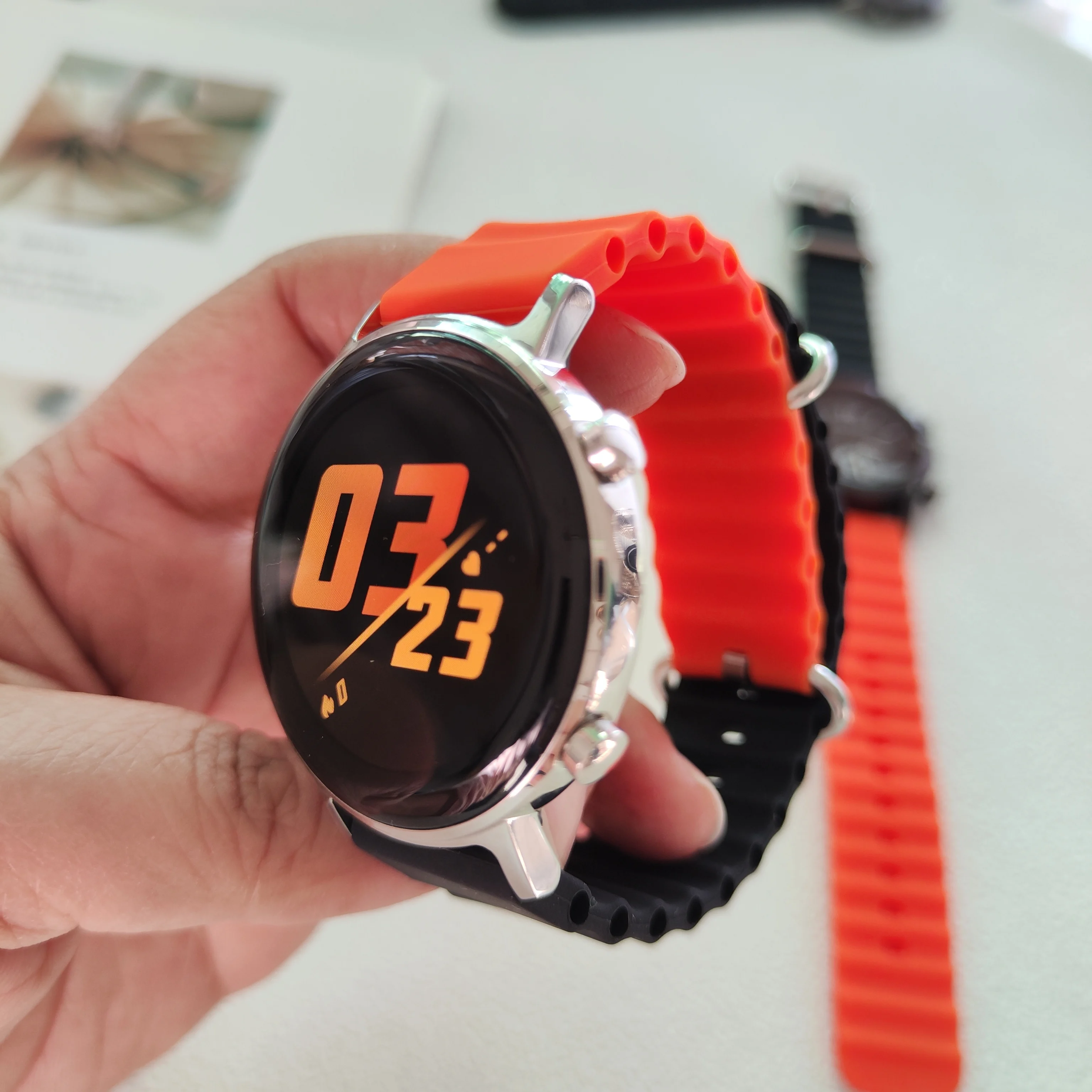 المحيط شريط مطاطي ل سامسونج غالاكسي ساعة ، سيليكون حزام ل Amazfit GTR ، هواوي GT2 3 ، كلاسيك 5PRO ، نشط ، 40 مللي متر ، 44 مللي متر ، 41 مللي متر ، 45 مللي متر