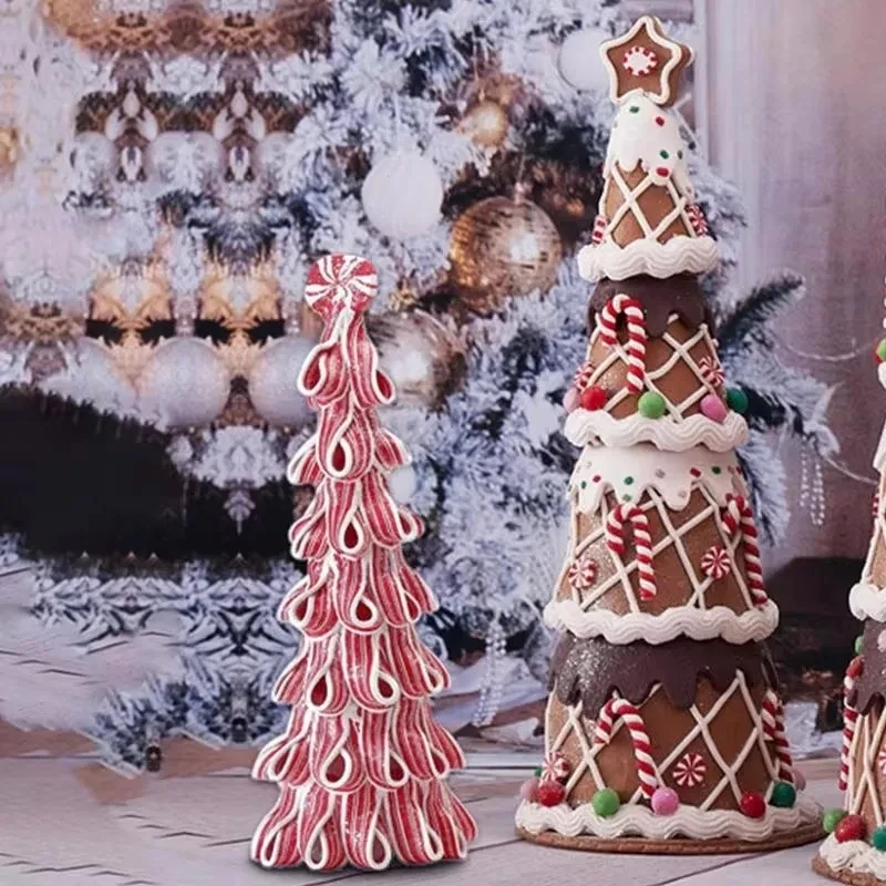 2023 Süßigkeiten Weihnachtsbaum Dekoration Geschenk Weichen Ton Märchen Fantasie Desktop Dekorationen Ornamente Heiße Weihnachten Mini Ornamente