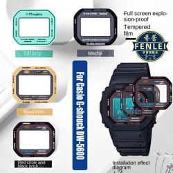 Modified Screen Protector Watch Mirror Protective Film For Casio Small Squar DW5600 3229 DW-5600 GW-B5600 DW-5635 Tempered Film