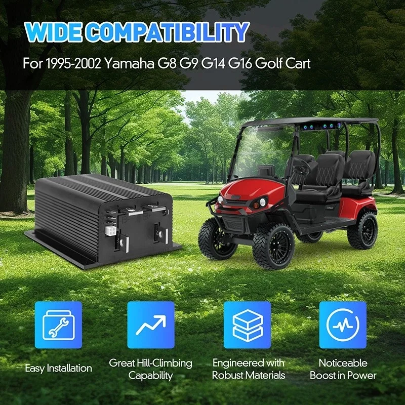 

36V 500A Motor Controller for Curtis 1995-2002 Yamaha G8 G9 G14 G16 Golf Cart