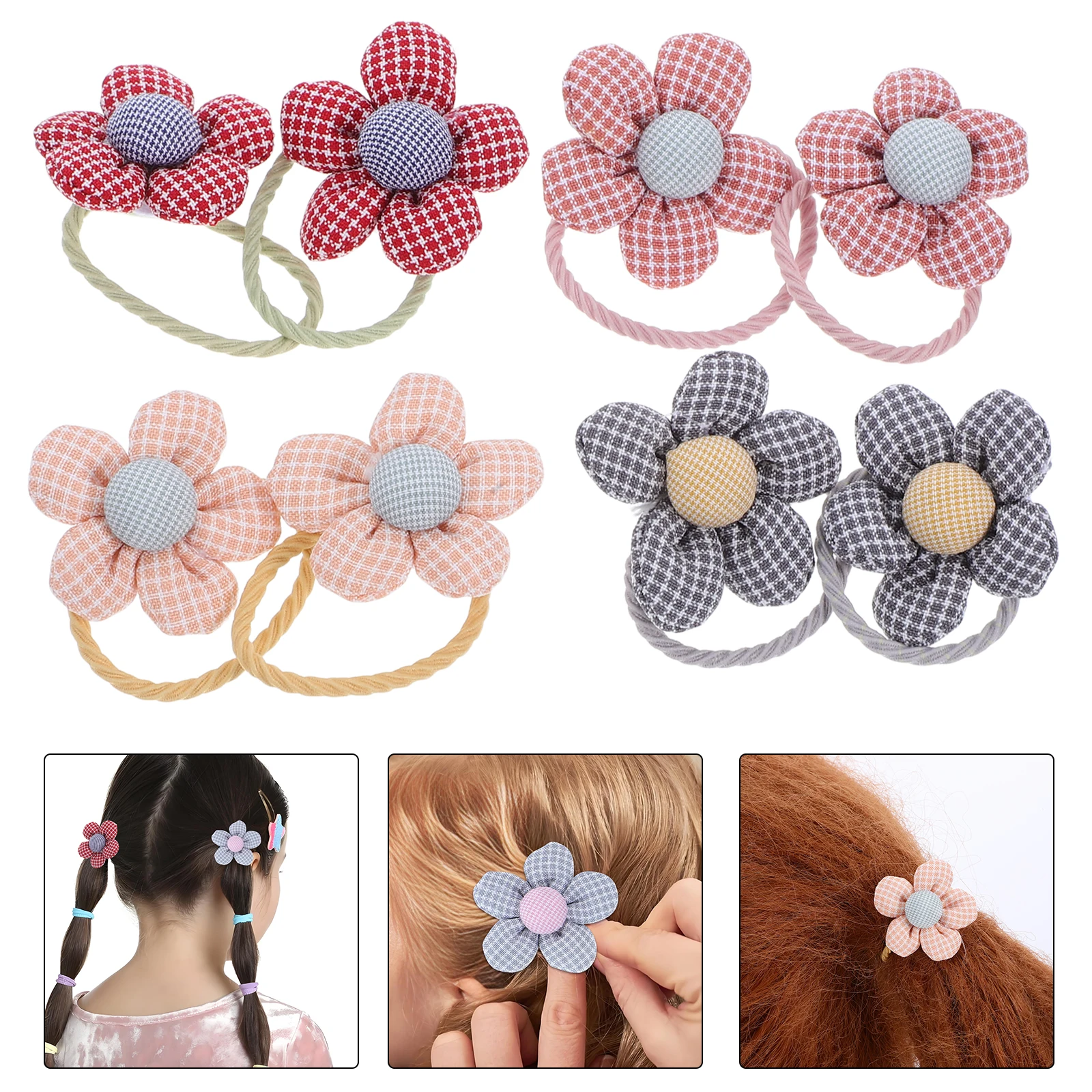 

10 Pcs 's Hair Tie Little Girls Ties Soft Toddlers Accessories Elastic Infants Bands Scrunchies