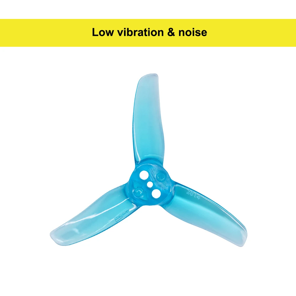 GEMFAN 2014 3-Blade 2 Inch Propellers PC Material CW CCW for FPV Cinewhoop Micro Drones view 4