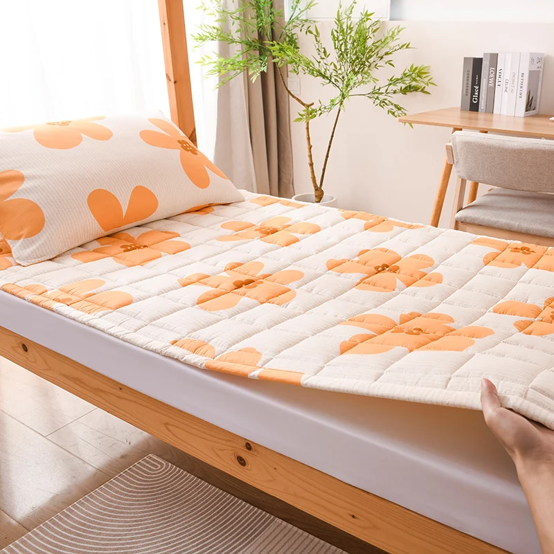 Cotton mattress, soft cushion, single person protective pad for college dormitories,  bunk beds anti slip upper and lower