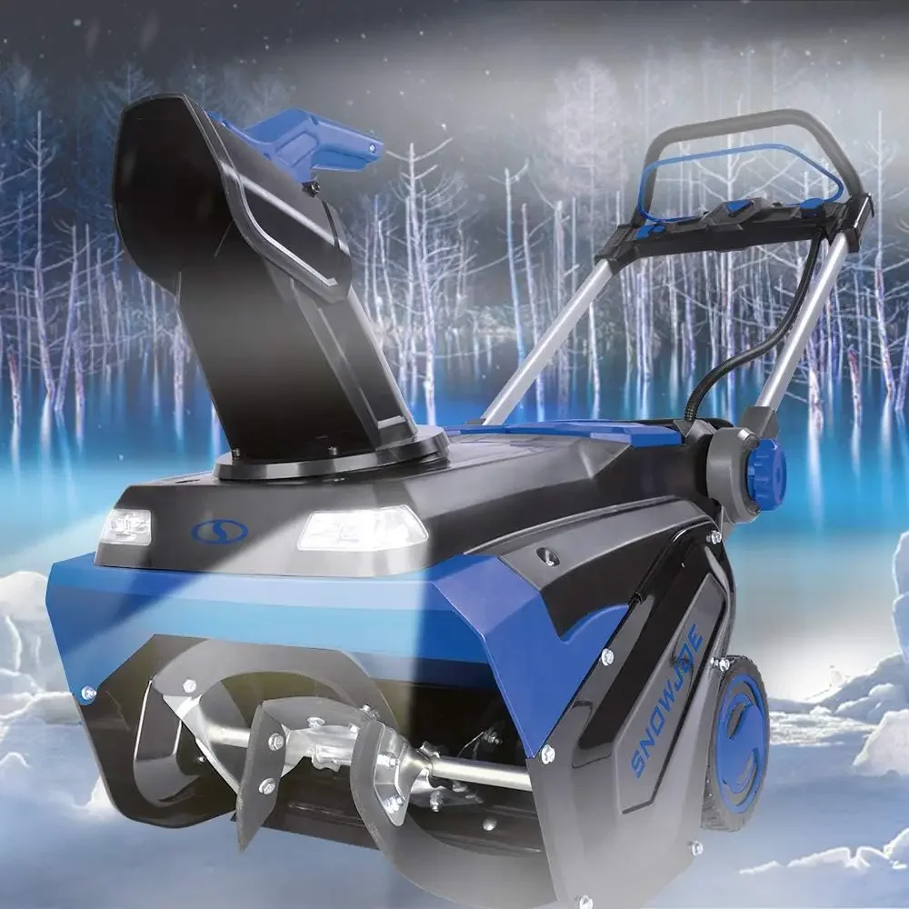 

21-Inch 100-Volt Max 5Ah Brushless Lithium-iON Cordless Snow Blower, Blue/Black