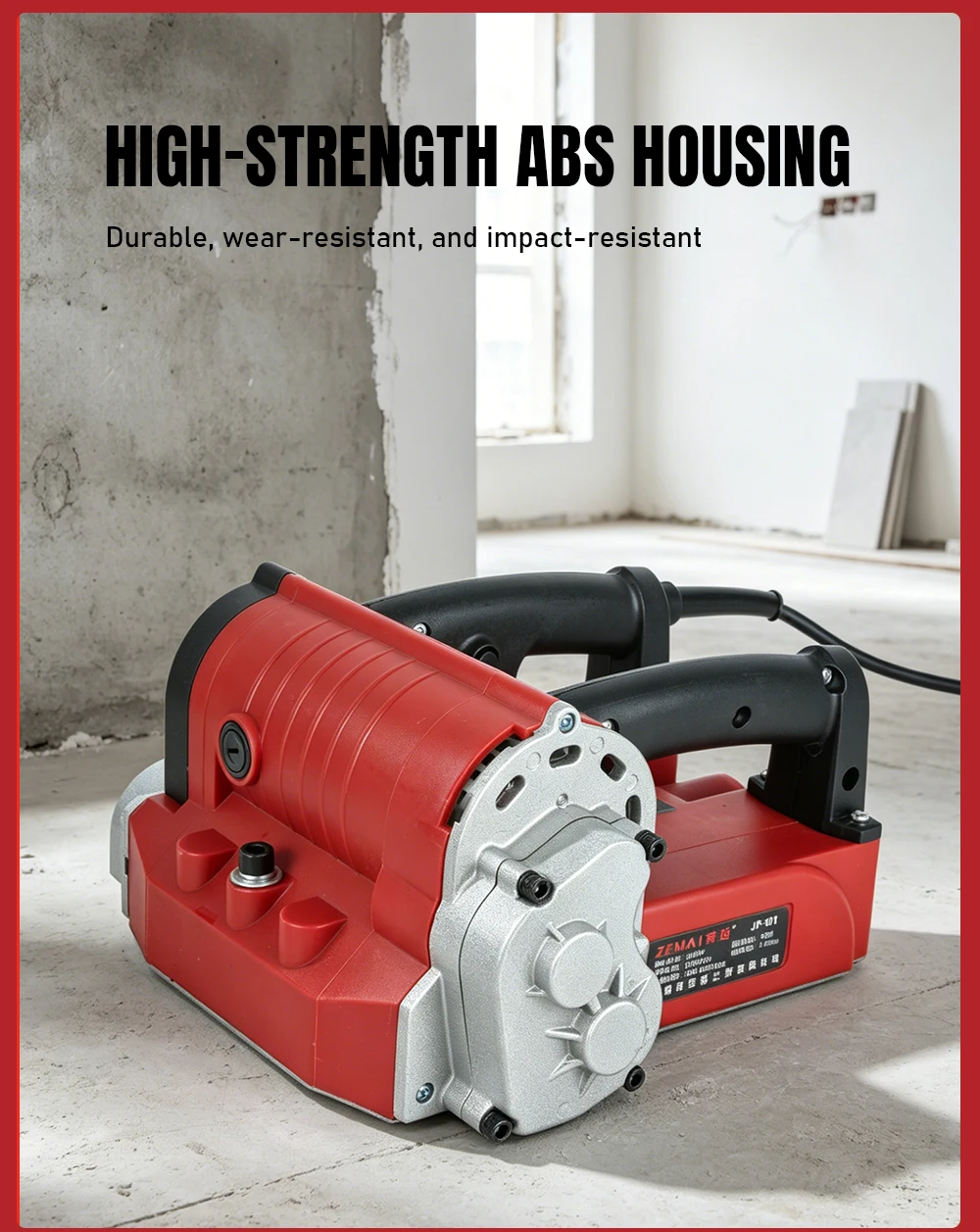 Electric Wall Planer Handheld Wall Planing Machine Dust-Free Shovel Concrete Too
