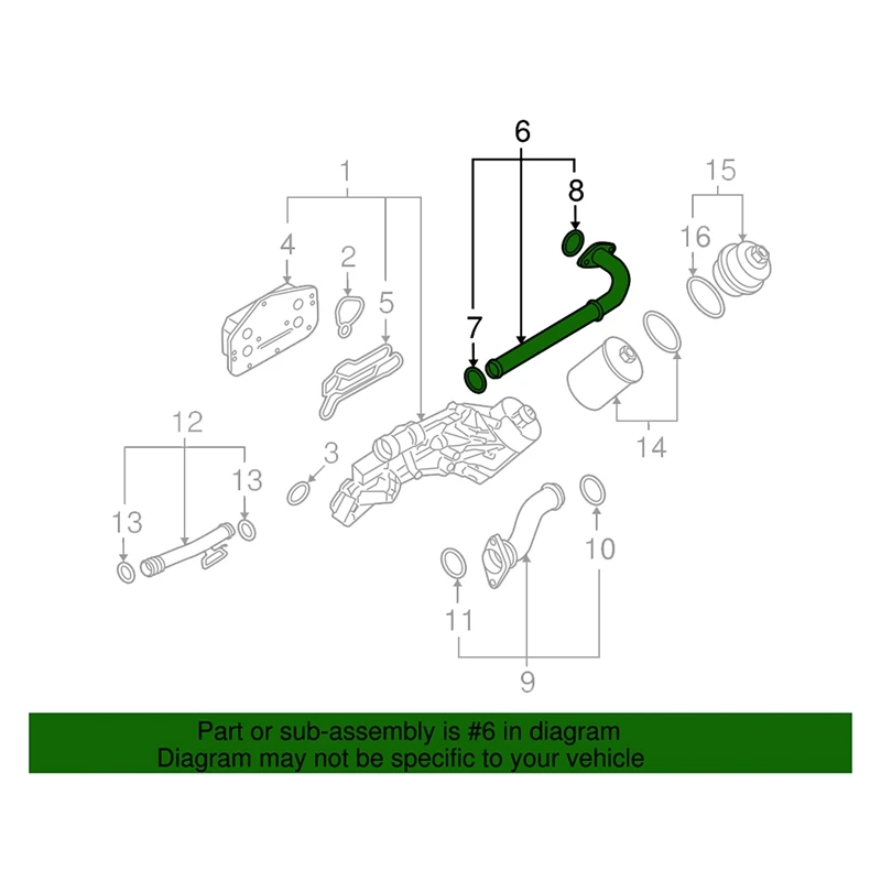 55353329 termostat selang pendingin selang air pendingin suku cadang Auto untuk Chevrolet Cruze Buick Insignia