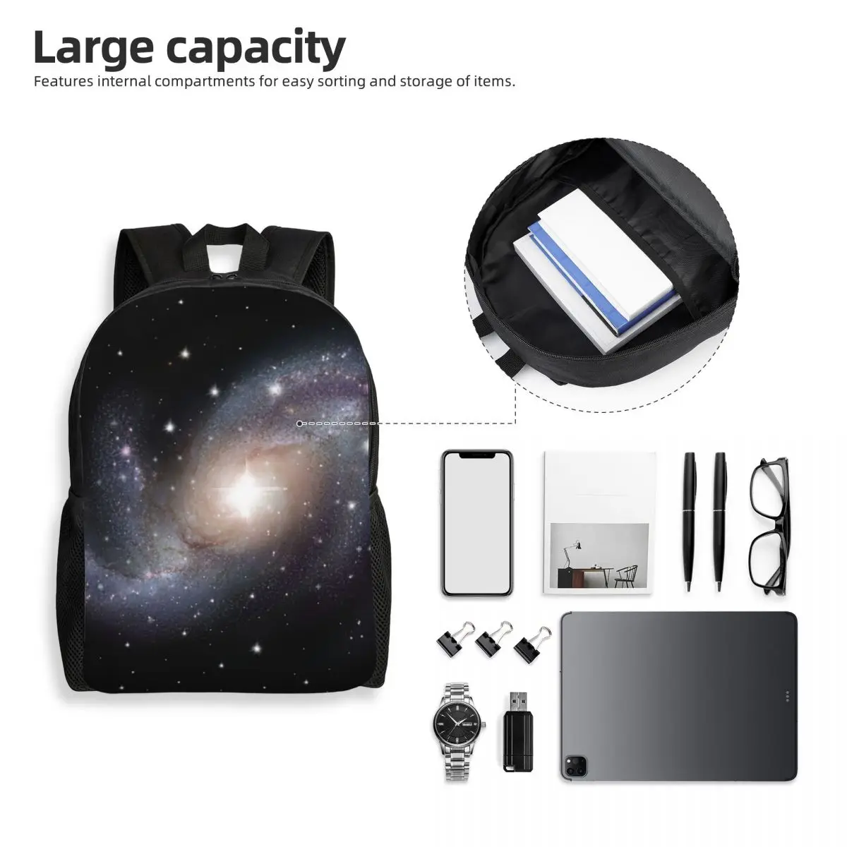 

Cloak Galaxy Universe Planets Backpack Student Boys Girls BookBag School Bag Laptop Shoulder Bags