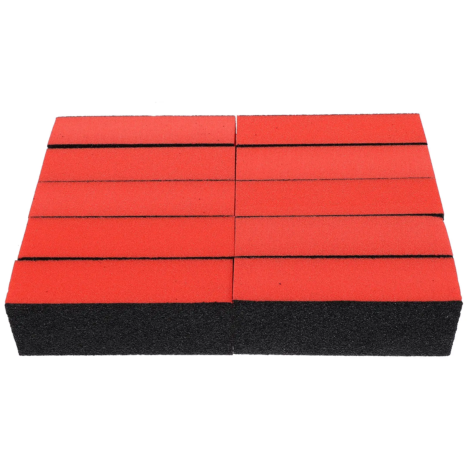 

Набор из 10 черных губок для полировки ногтей, долговечные буферные блоки-пилки, инструмент для маникюра, портативный, профессиональный, для домашнего использования