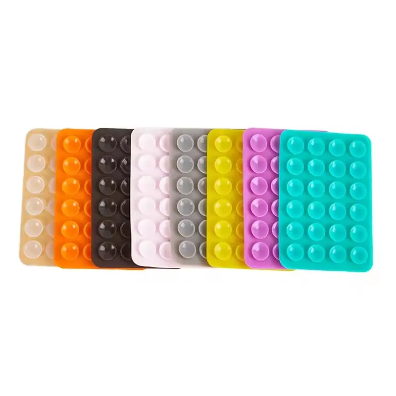 1PC Universal Color Double Side Silicone Suction for Mobile Phone Fixture Backed 3M Adhesive Rubber Sucker Pad for Fixing Phone image 6