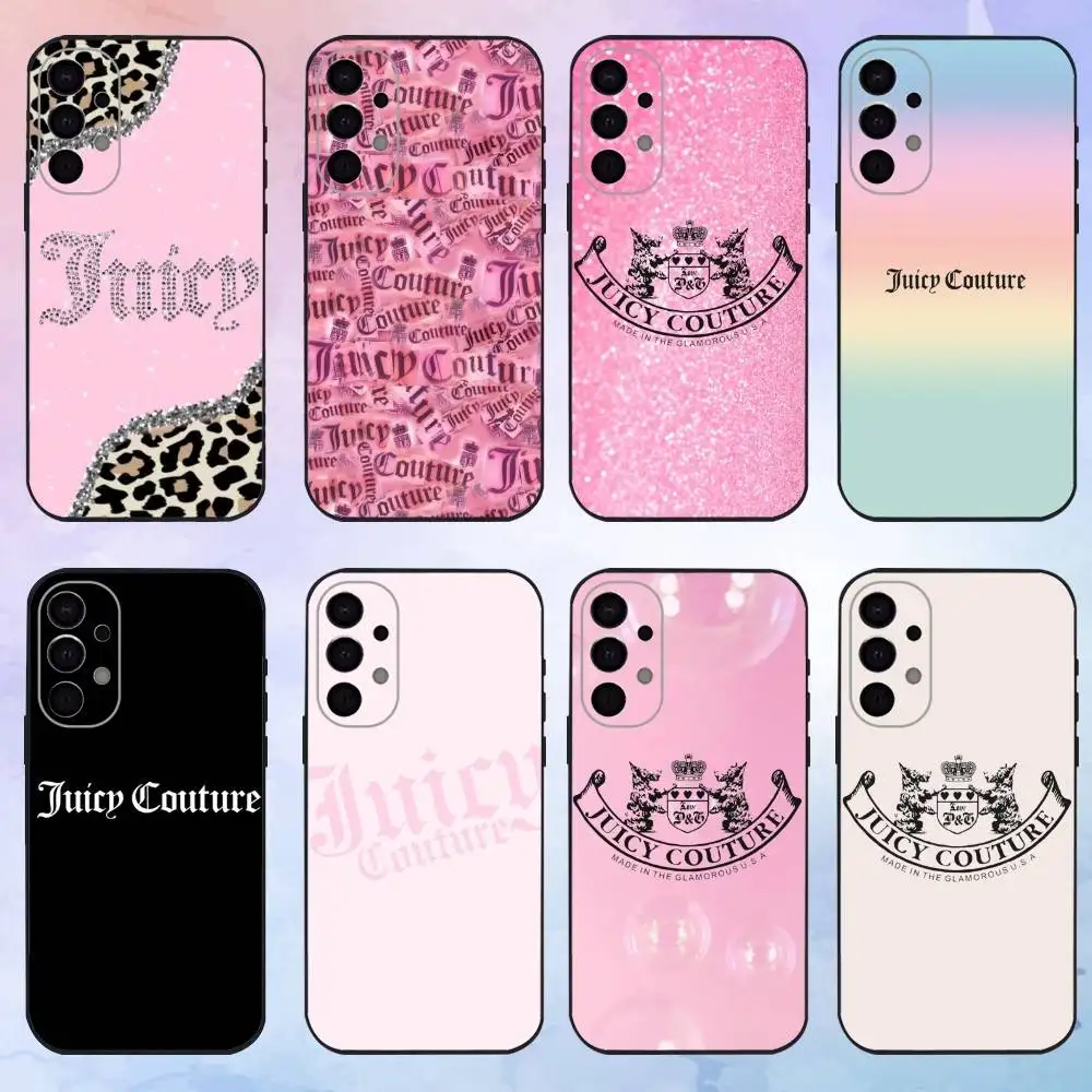 

J-Juicy C-coutures Phone Case For Samsung S25,S24,S21,S22,S23,S30,Ultra,S20,Plus,Fe,Lite,Note,10,9,5G Black Cover