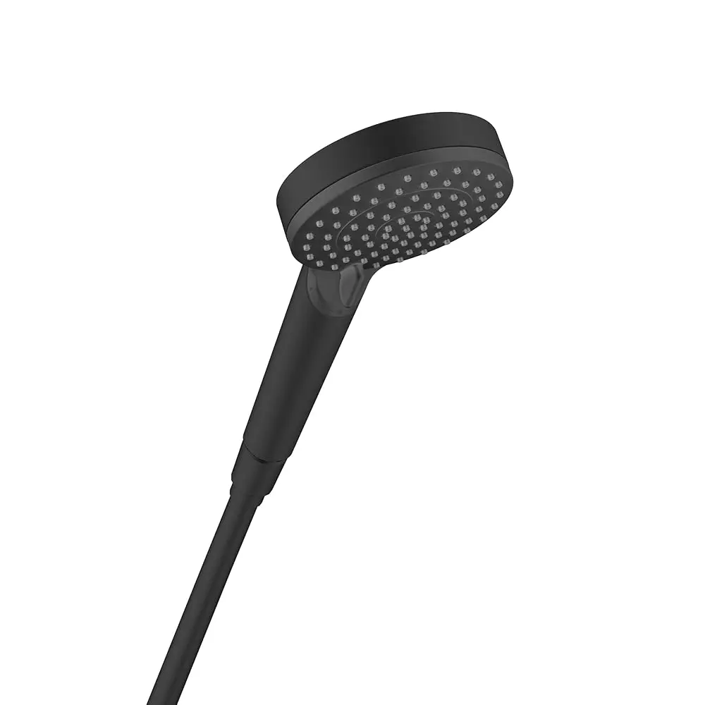

4-inch High Pressure Handheld Shower Head 2-Spray Rain, IntenseRain in Matte Black, 1.5 GPM,