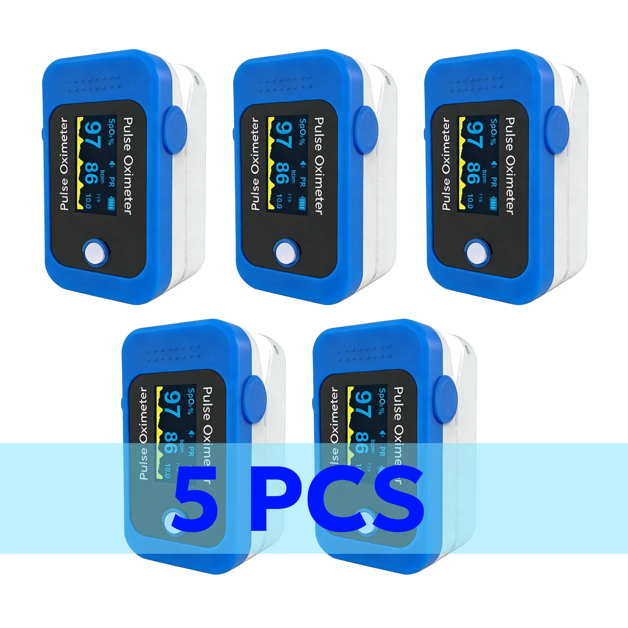

Fingertip Oximeter Pulse Blood Oxygen Saturation Heart Rate Monitor with OLED Digital SpO2 De Dedo Saturometro Monitor