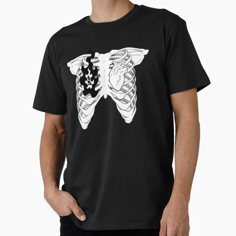 

a hero's chest Sung Jin-Woo Manga Solo Leveling Anime t shirt for men Large size Tops 100% cotton man clothes birthday gift Tee