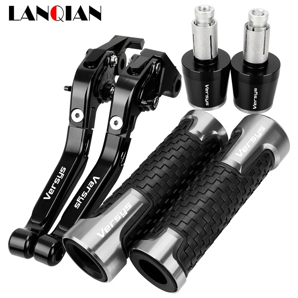 

Motorcycle Handgrips Extendable Brake Clutch Levers Handlebar Grips Handle Ends For KAWASAKI Versys 300X Versys 300 X 2008-2023