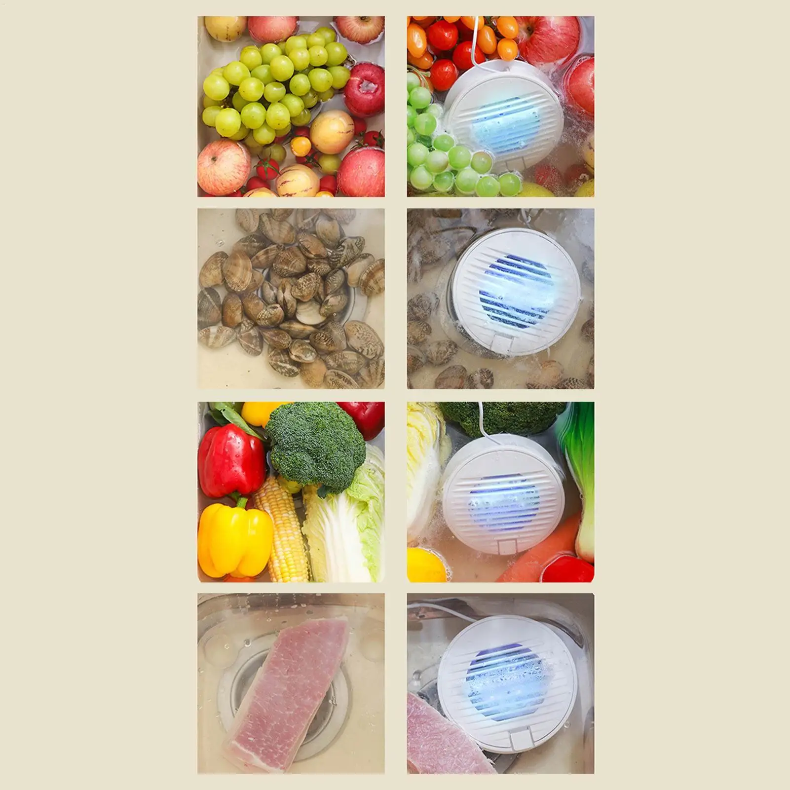 Produce Cleaner Device USB Powered Deep Cleaning Vegetable Cleaner Fruit Washing Machine For Produce Lettuce Berry Meat Food