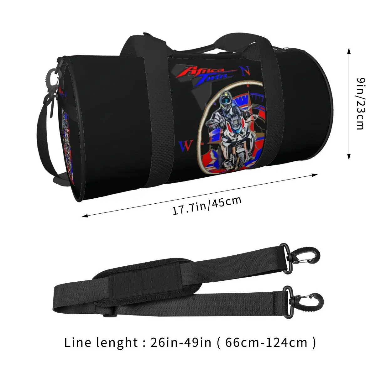 Africa Twin CRF 1100L Sports Bags Motorbike Adventure Luggage Gym Bag Large Novelty Handbags Men Women Weekend Fitness Bag