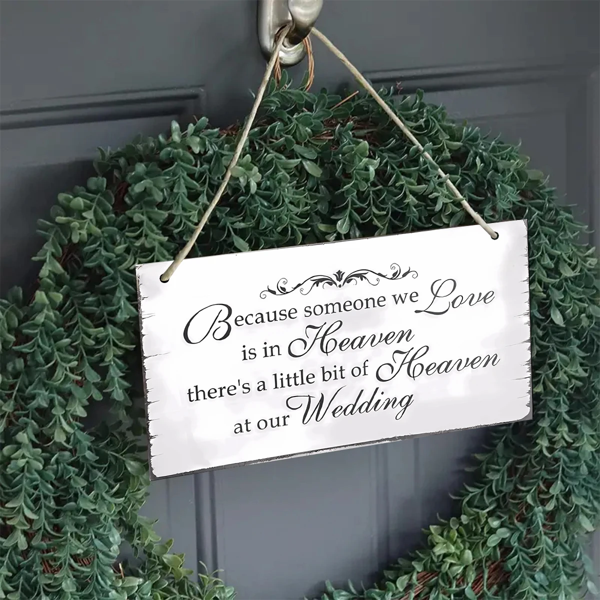 1 قطعة الحرف الخشبية معلقة اللوحة علامة الزفاف التذكاري خمر خشبية معلقة علامة موضة الزفاف علامة اللوحة ديكور المنزل #3