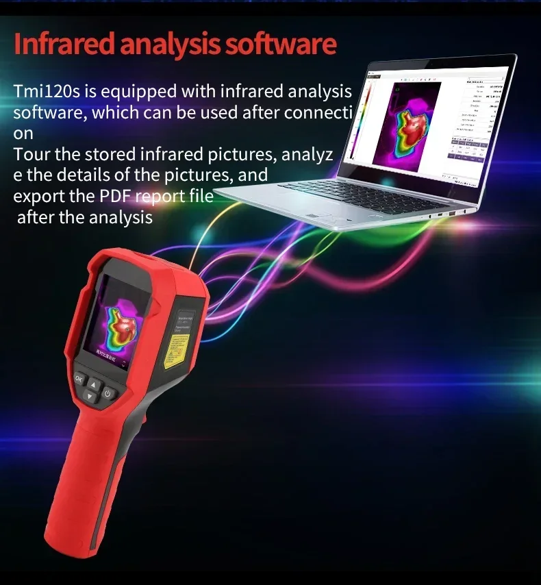 

TOPLIA TMi120S 120 x 90 IR Resolution Thermal Imager Handheld 10800 Pixels Thermal Imaging Camera